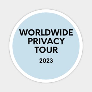 Worldwide Privacy Tour Magnet